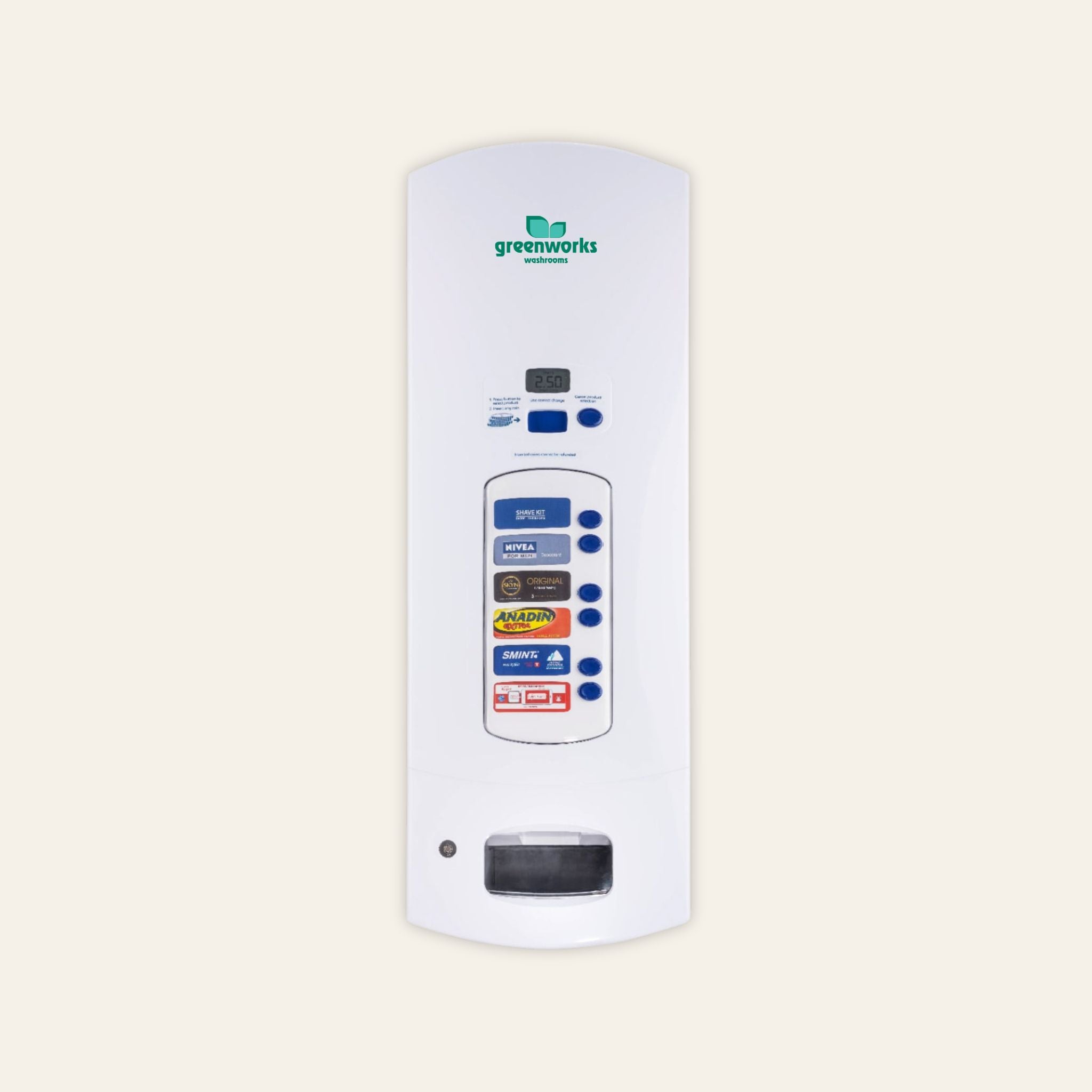 Multivend multi vending dispenser in white