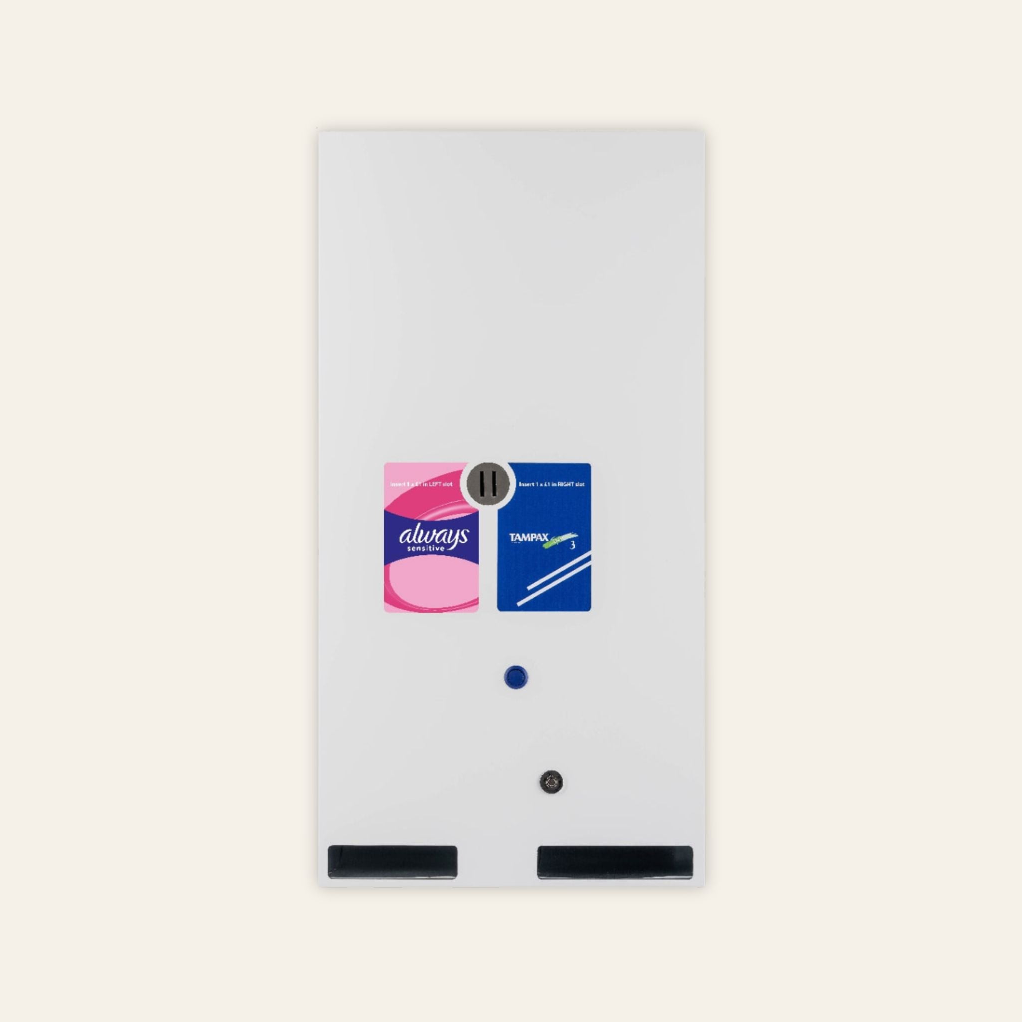 Autovend dual vending dispenser in white