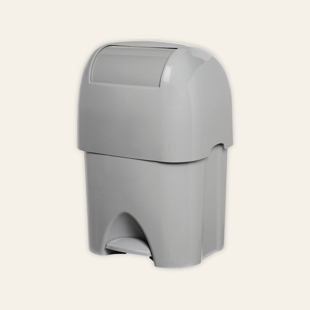 Bambina nappy disposal bin in grey