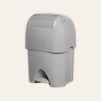 Bambina nappy disposal bin in grey
