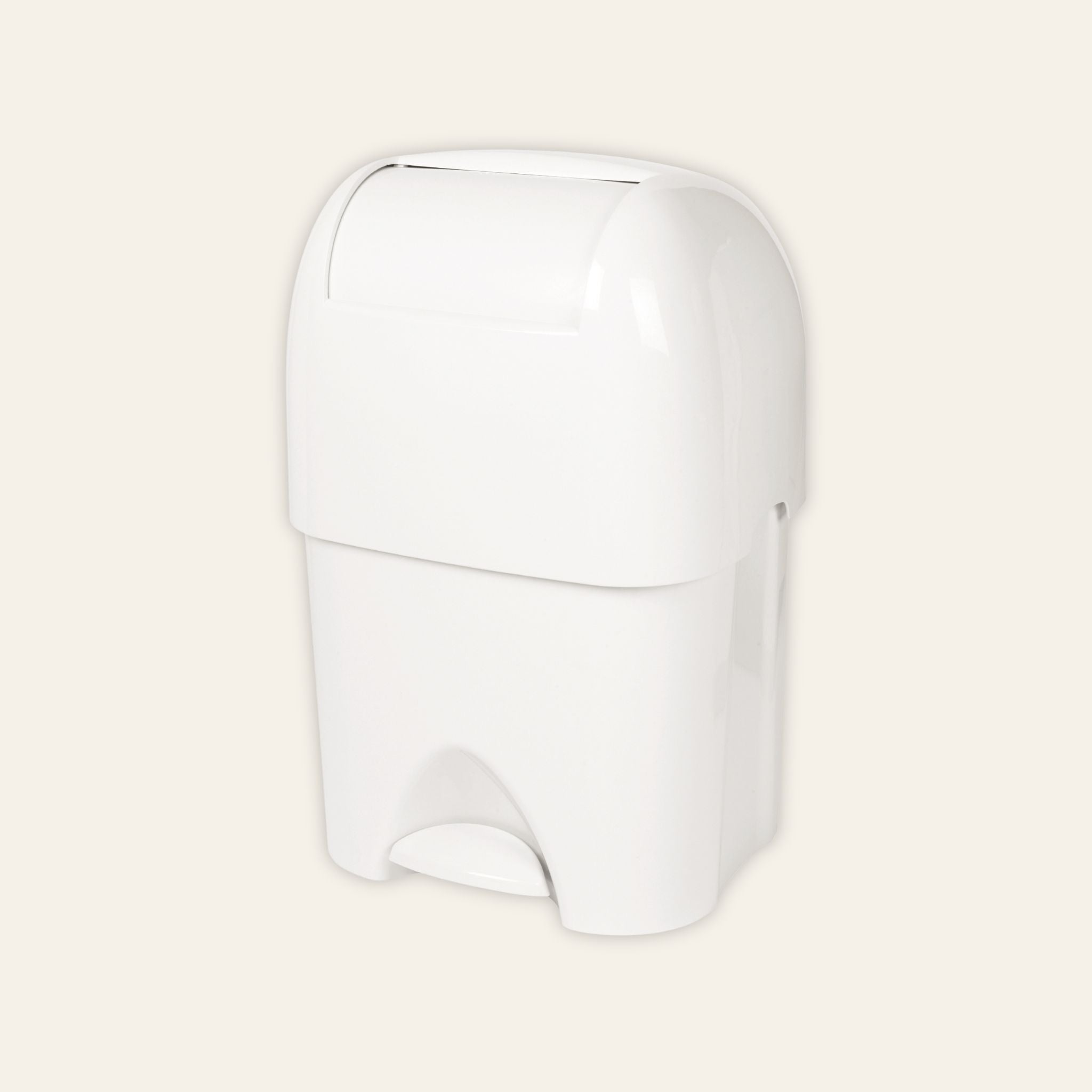 Bambina nappy disposal bin in white