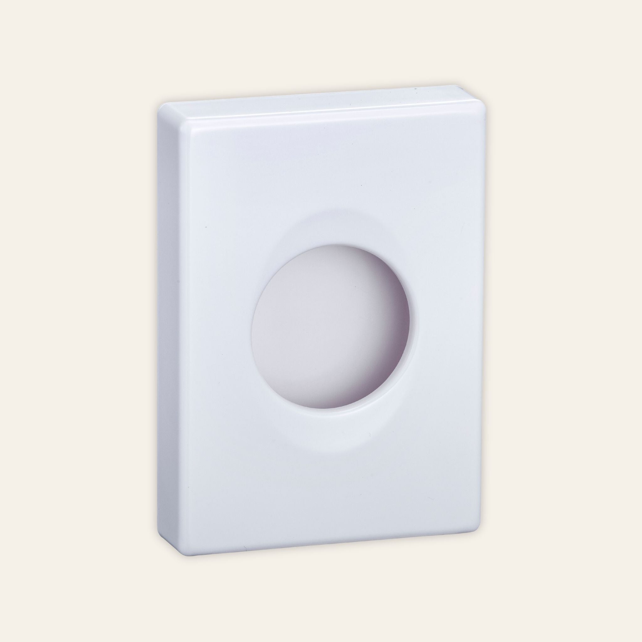 Hygiene bag dispenser in white for sanitary disposal