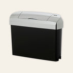 Ladycare Mini automatic sanitary bin in black and chrome