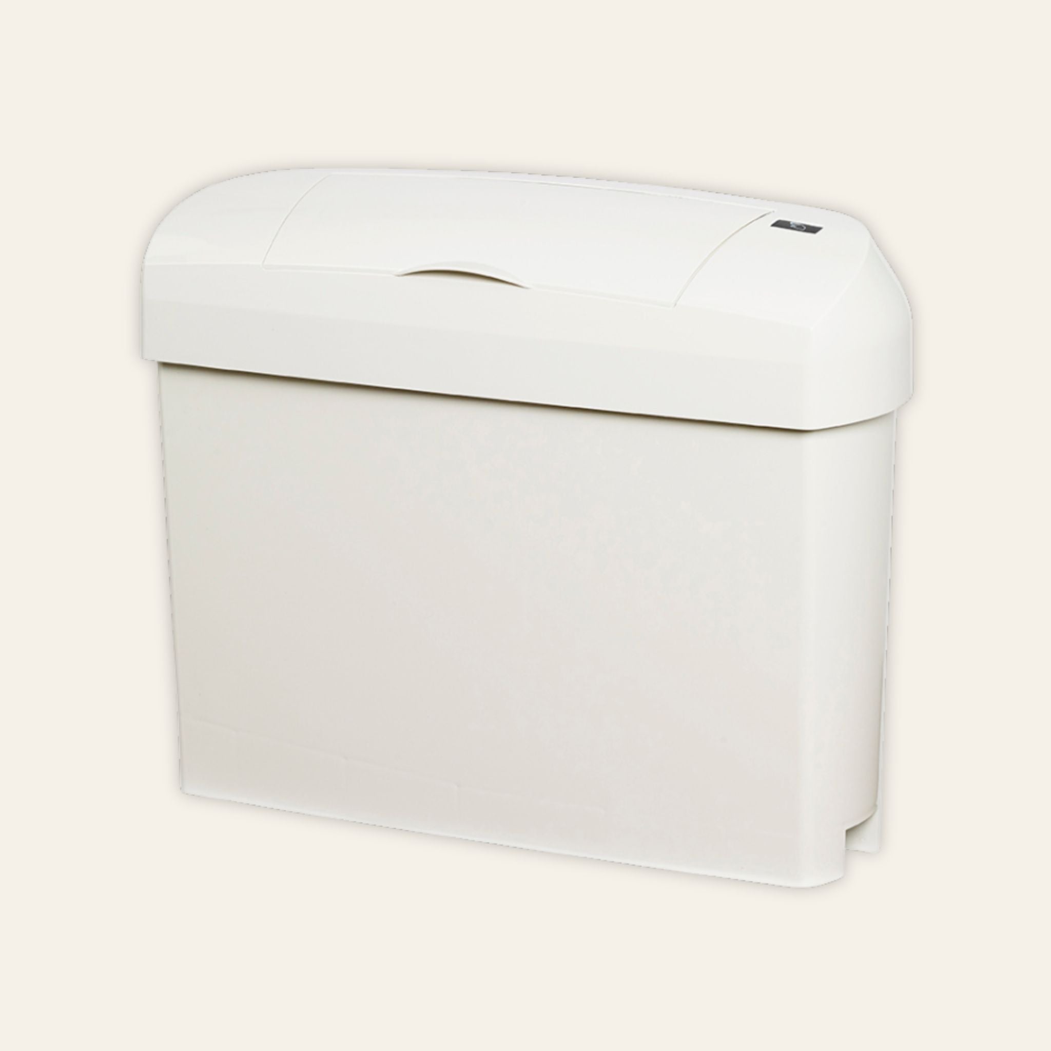 Ladycare Mini automatic sanitary bin in white
