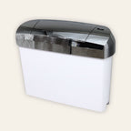 Ladycare Mini automatic sanitary bin in white and chrome