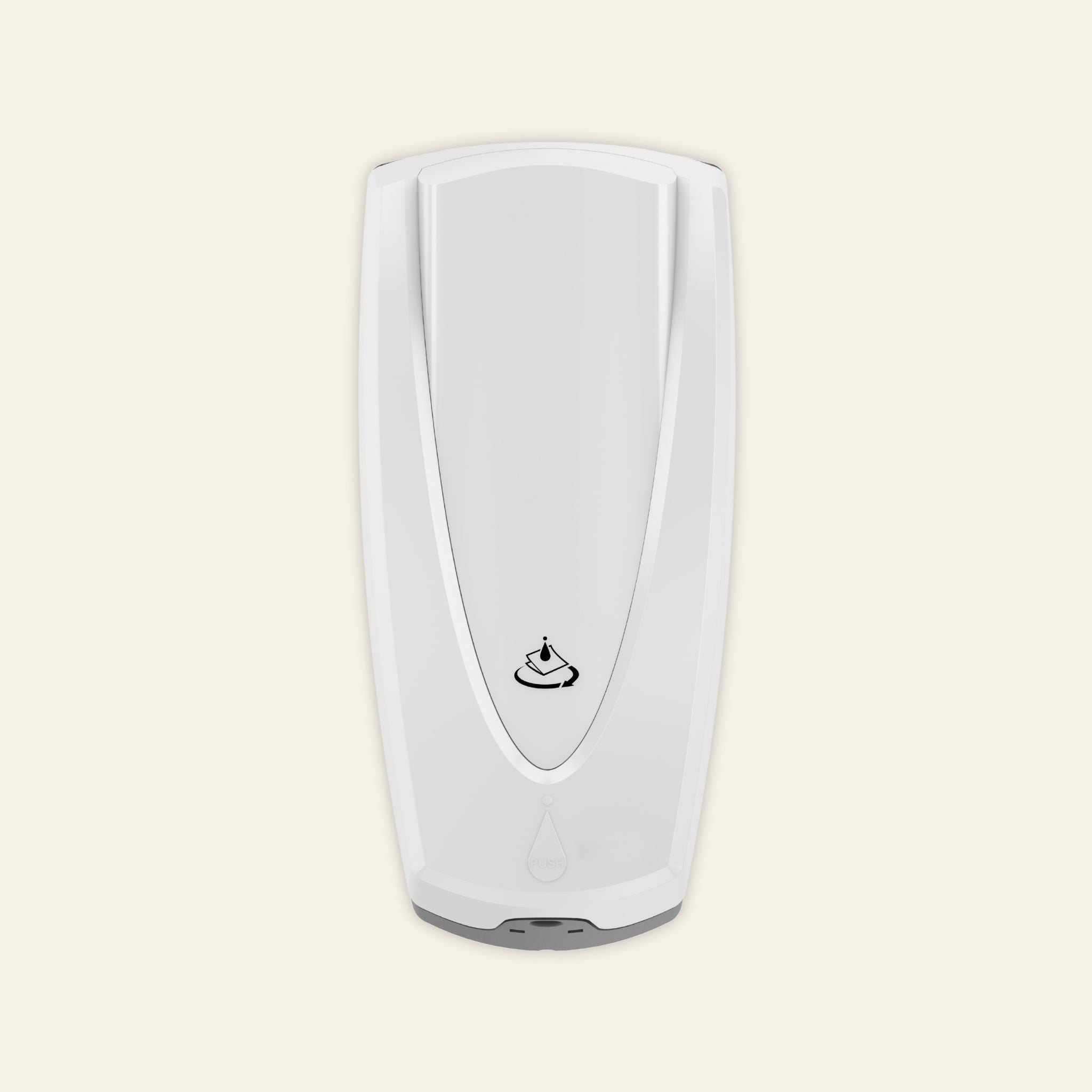 Safeseat seat and surface sanitiser dispenser in white