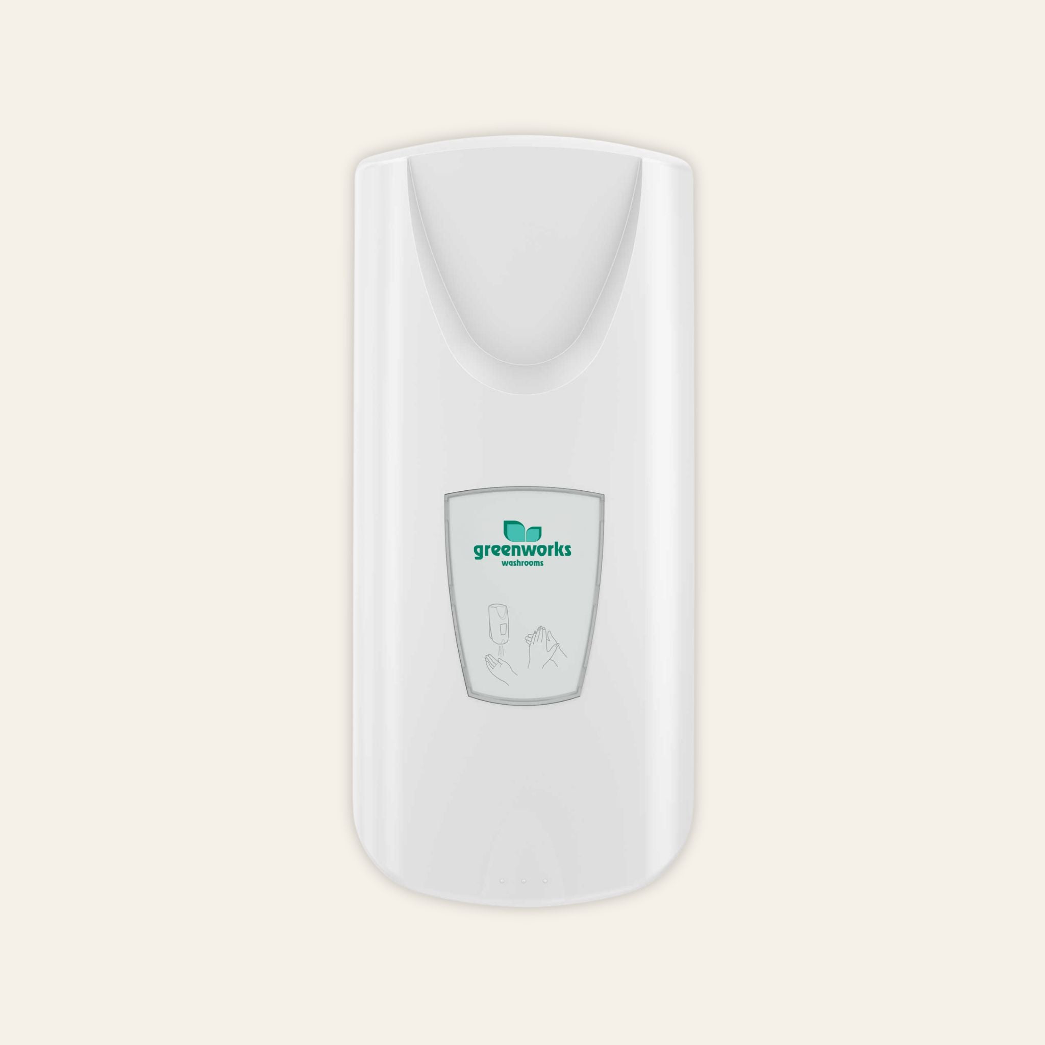Soap cartridge dispenser in white