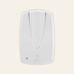 Automatic hand sanitiser dispenser in white