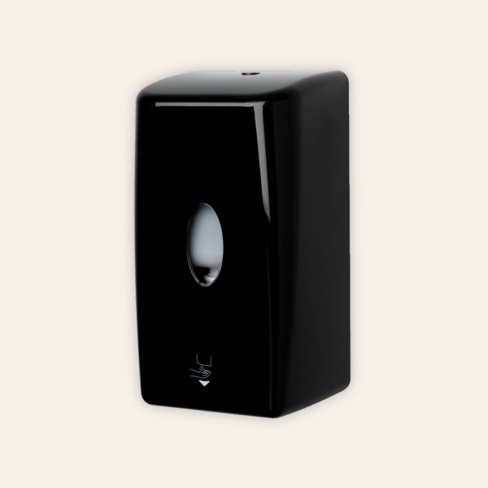 Bulk fill automatic soap dispenser in black