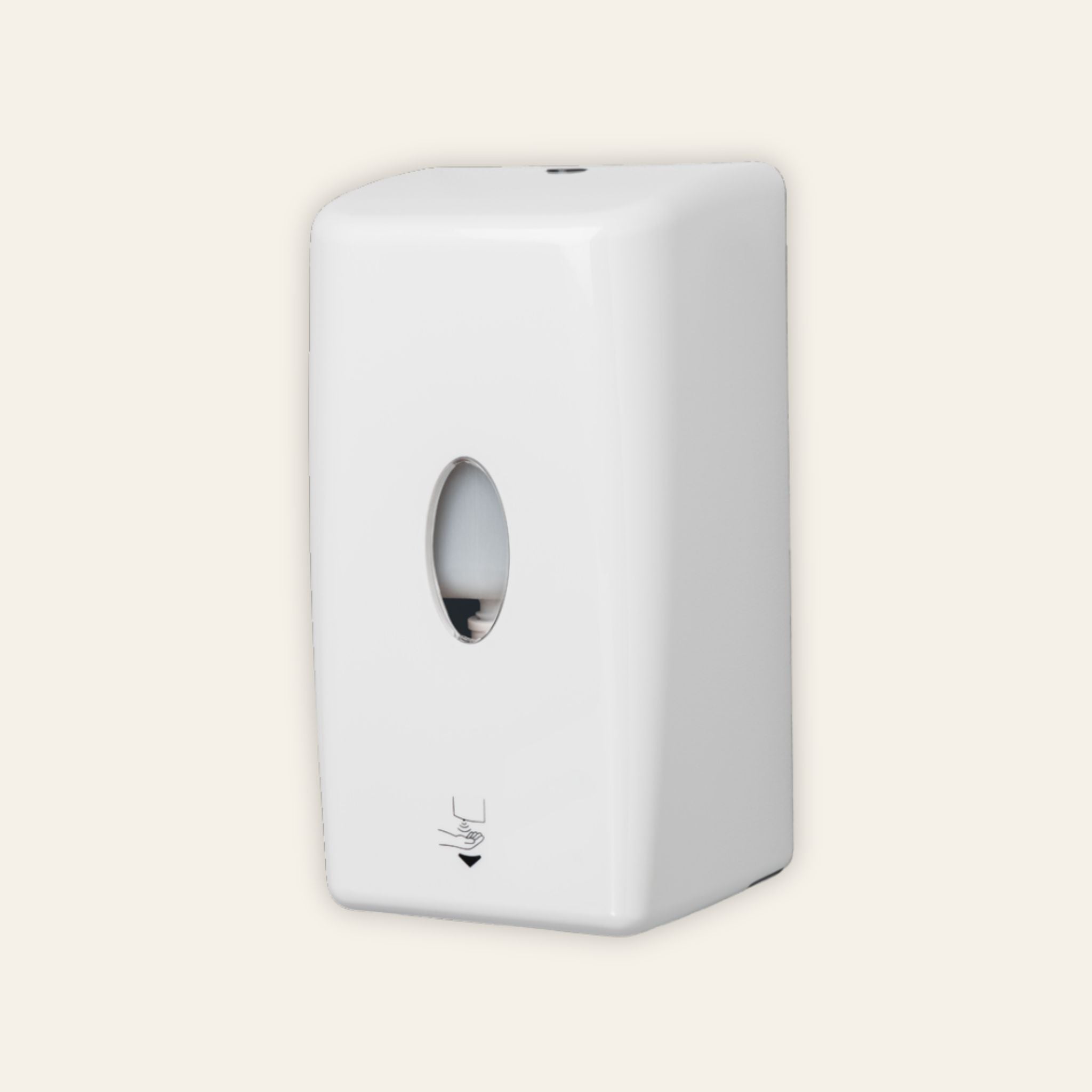 Bulk fill automatic soap dispenser in white