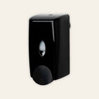 Bulk fill manual hand sanitiser dispenser in black