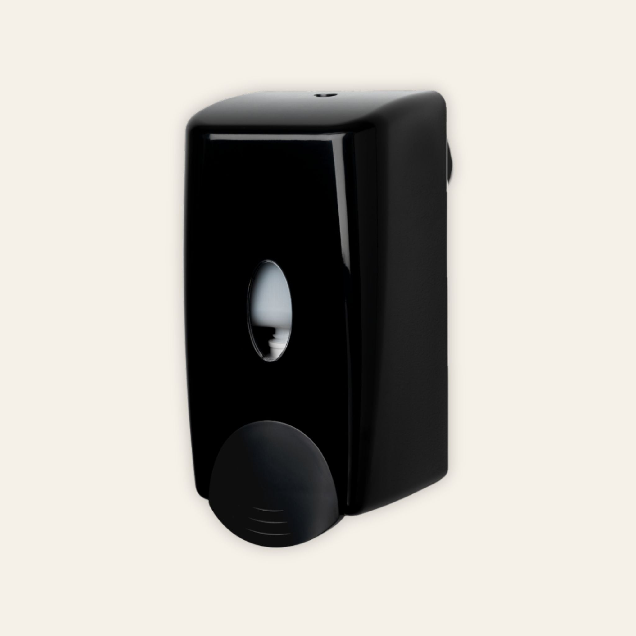 Bulk fill manual hand sanitiser dispenser in black