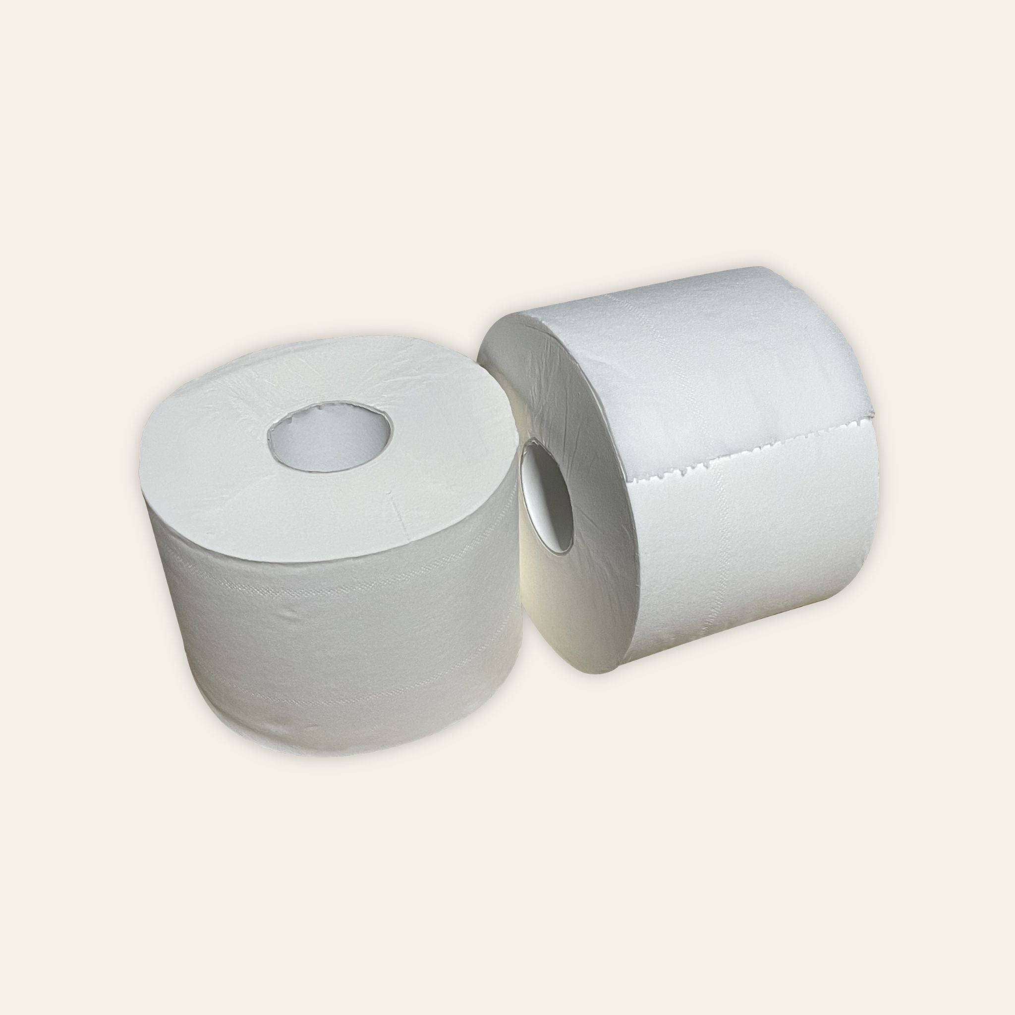 Sugarcane micro-mini jumbo toilet roll in white