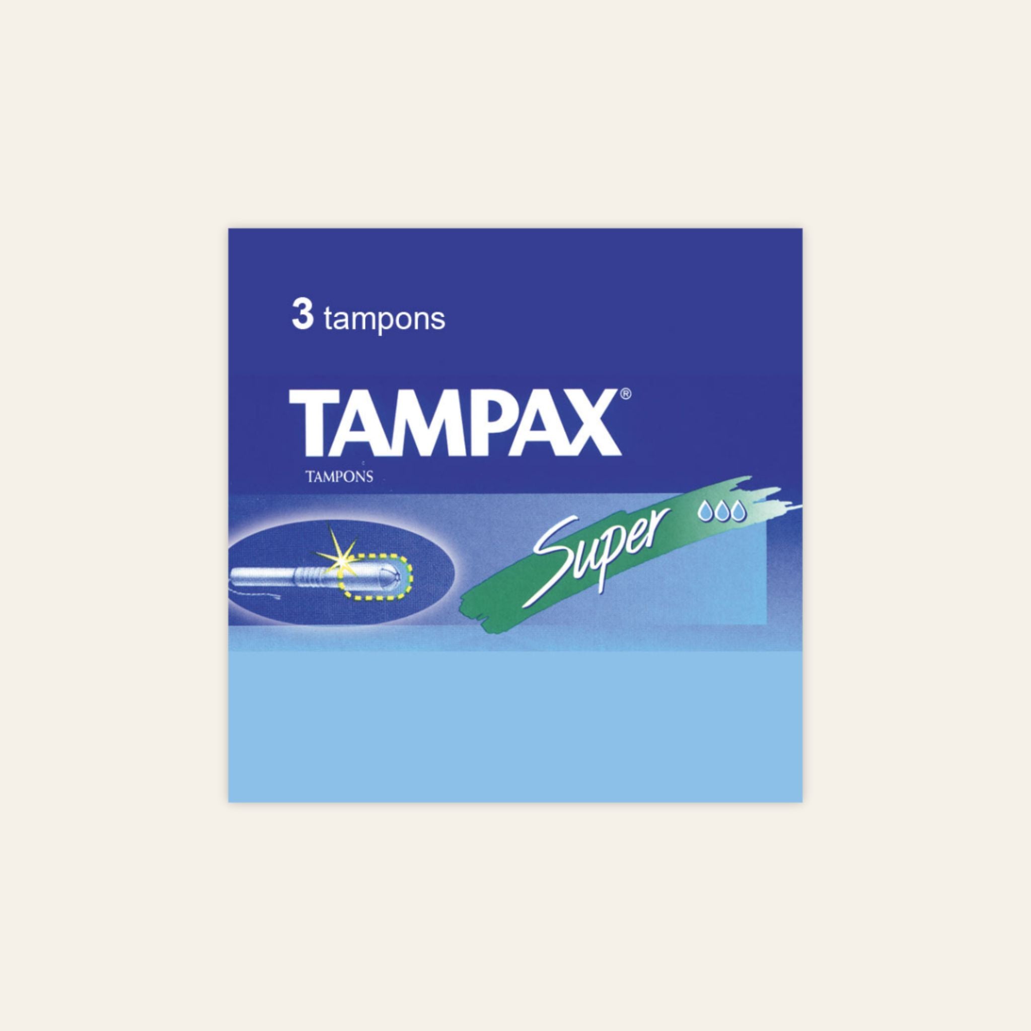 Tampax Super tampons