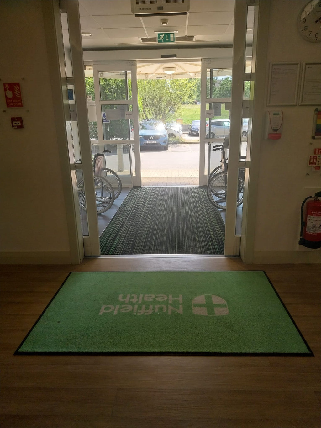 Nuffield Health branded logo mat