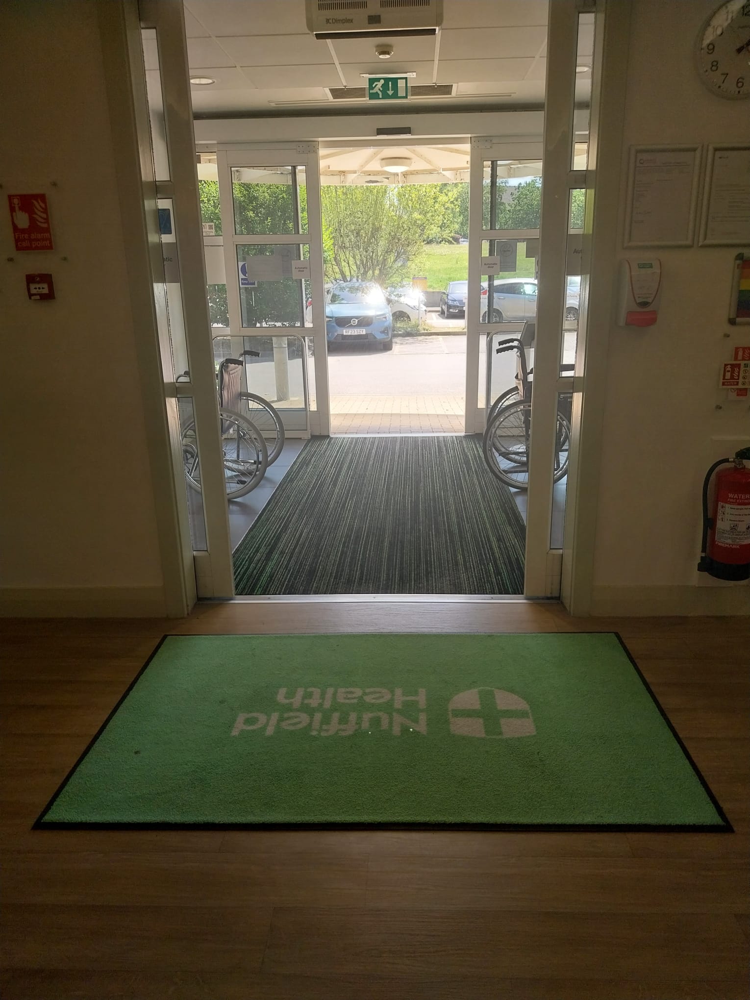 Nuffield Health branded logo mat